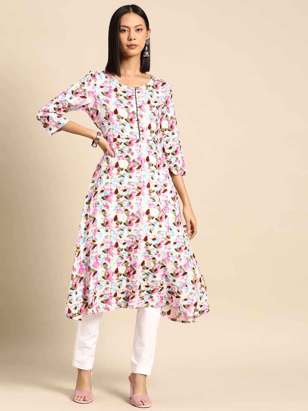 all about you Women Printed Kurta