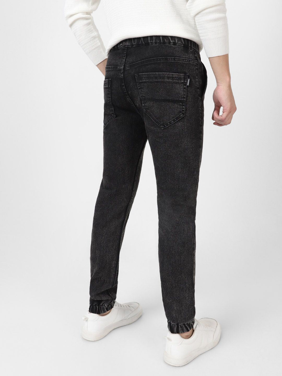 Urbano Fashion Men Slim Fit Light Fade Stretchable Cotton Joggers