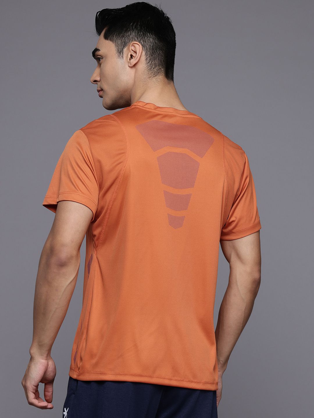 HRX by Hrithik Roshan Men Printed Rapid-Dry Training T-shirt