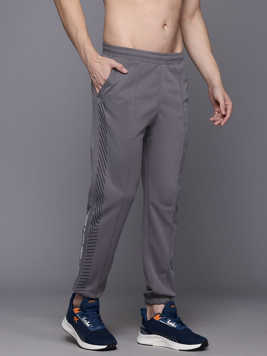 HRX by Hrithik Roshan Men Mid-Rise Rapid-Dry Training Joggers