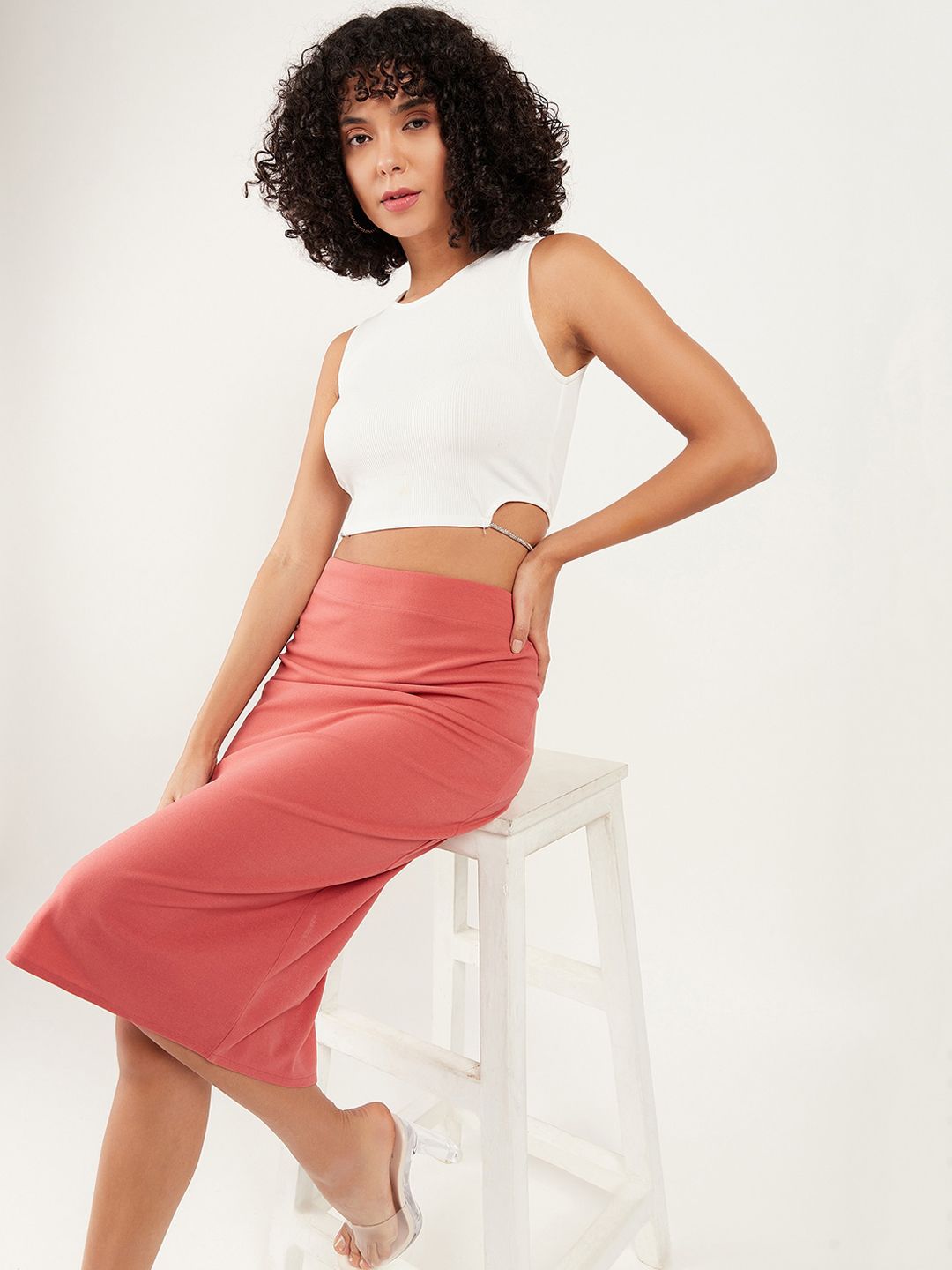 Athena Knee Length Pencil Skirt