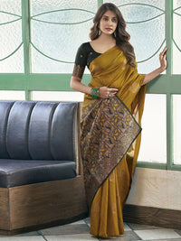 KALINI Floral Zari Silk Blend Saree