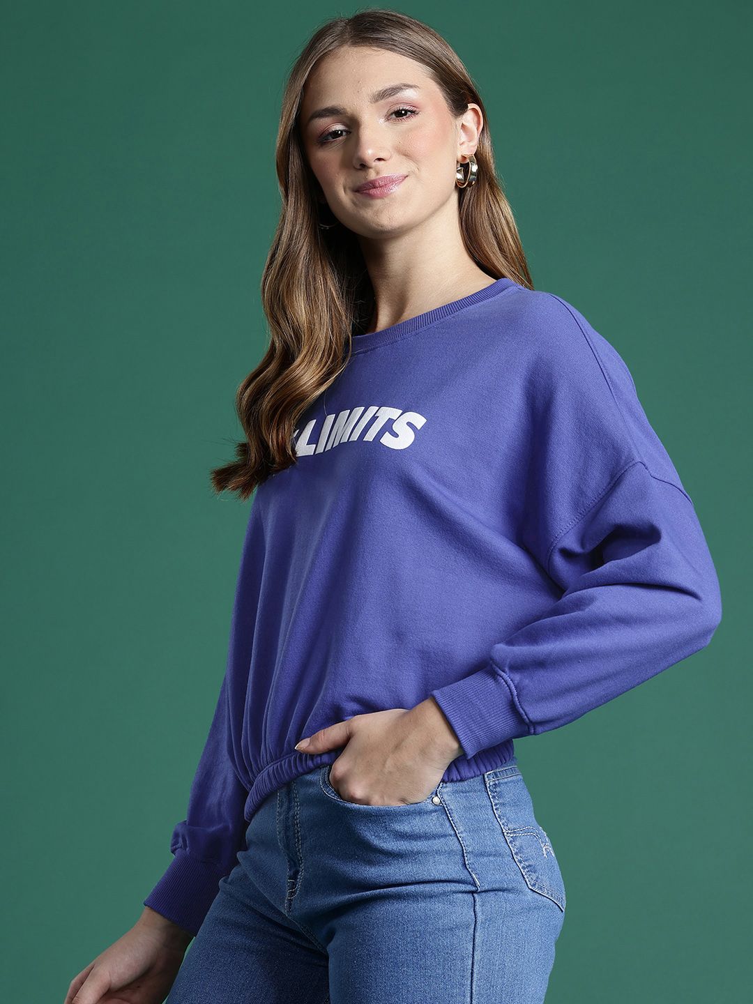 DressBerry Women Printed Sweatshirt