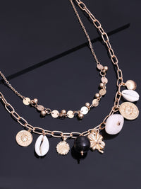 VOGUE PANASH Brass Gold-Plated Necklace