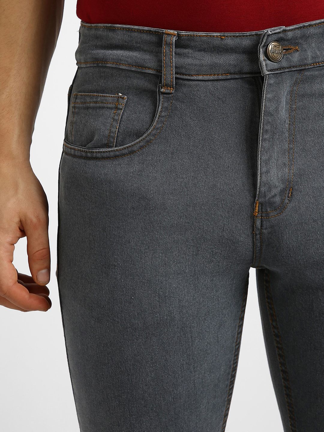Urbano Fashion Men Mid-Rise Stretchable Jeans