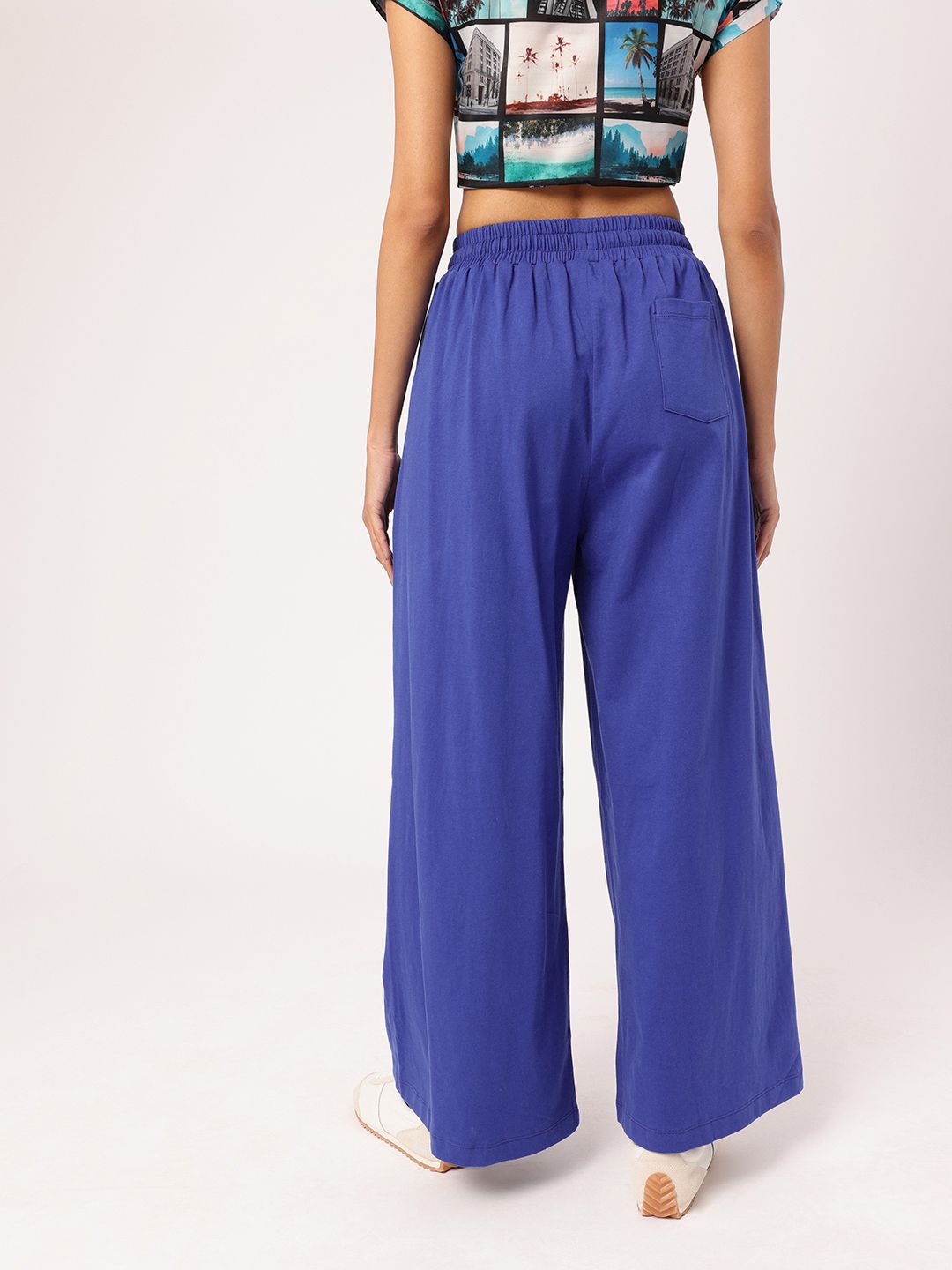 Minimalist Street Chic Wide Leg Trousers