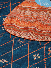 Anouk Ethnic Motifs Printed A-line Kurta with Palazzos