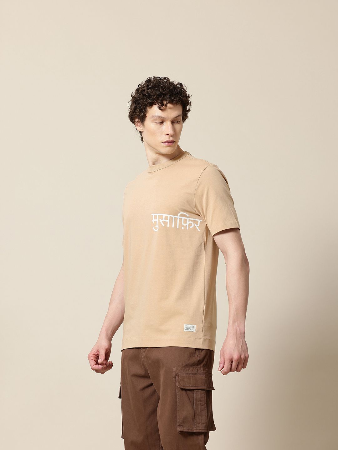 Mr Bowerbird Typography Printed Pushtaini Musafir T-shirt