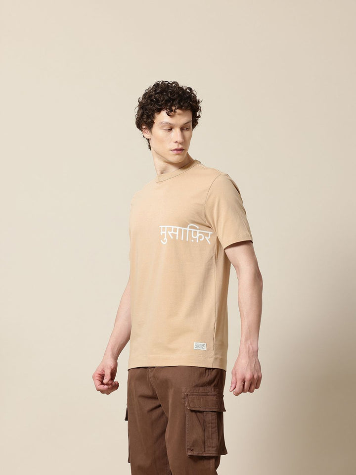 Mr Bowerbird Typography Printed Pushtaini Musafir T-shirt