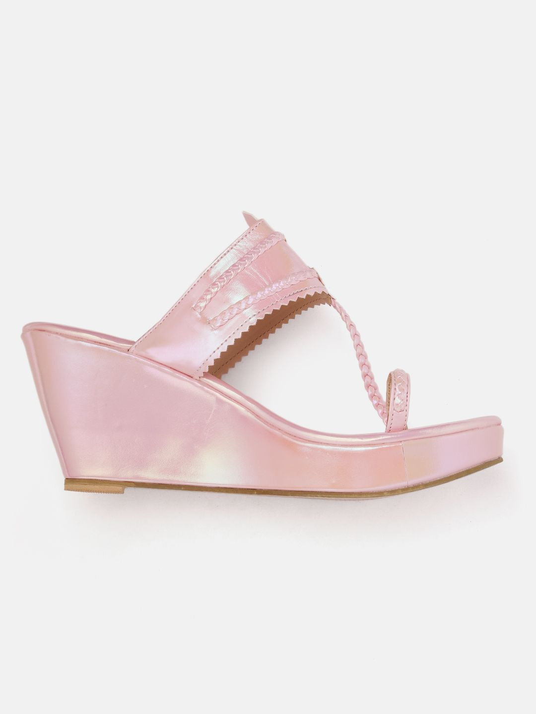 Anouk Braided Detail Handcrafted Ethnic Wedges
