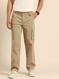 Being Human Men Slim Fit Cargos Trousers