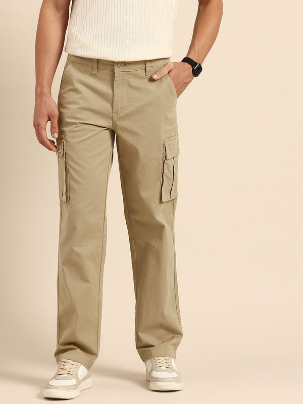 Being Human Men Slim Fit Cargos Trousers