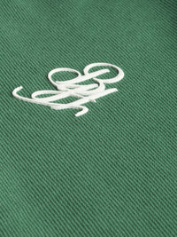 Being Human Clothing Men Green Solid Polo Collar Pure Cotton T-shirt