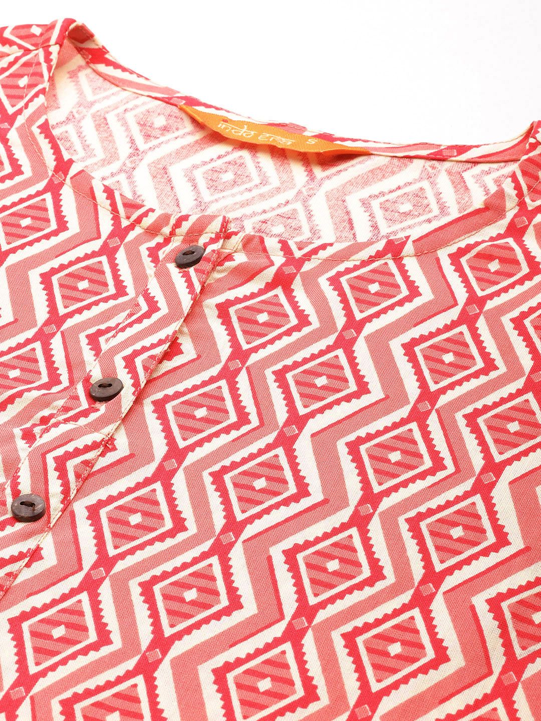 Indo Era Geometric Printed Kurta
