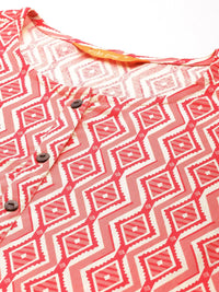 Indo Era Geometric Printed Kurta