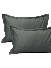 Story@home Off White Blue 210 TC King Bedsheet with 2 Pillow Covers