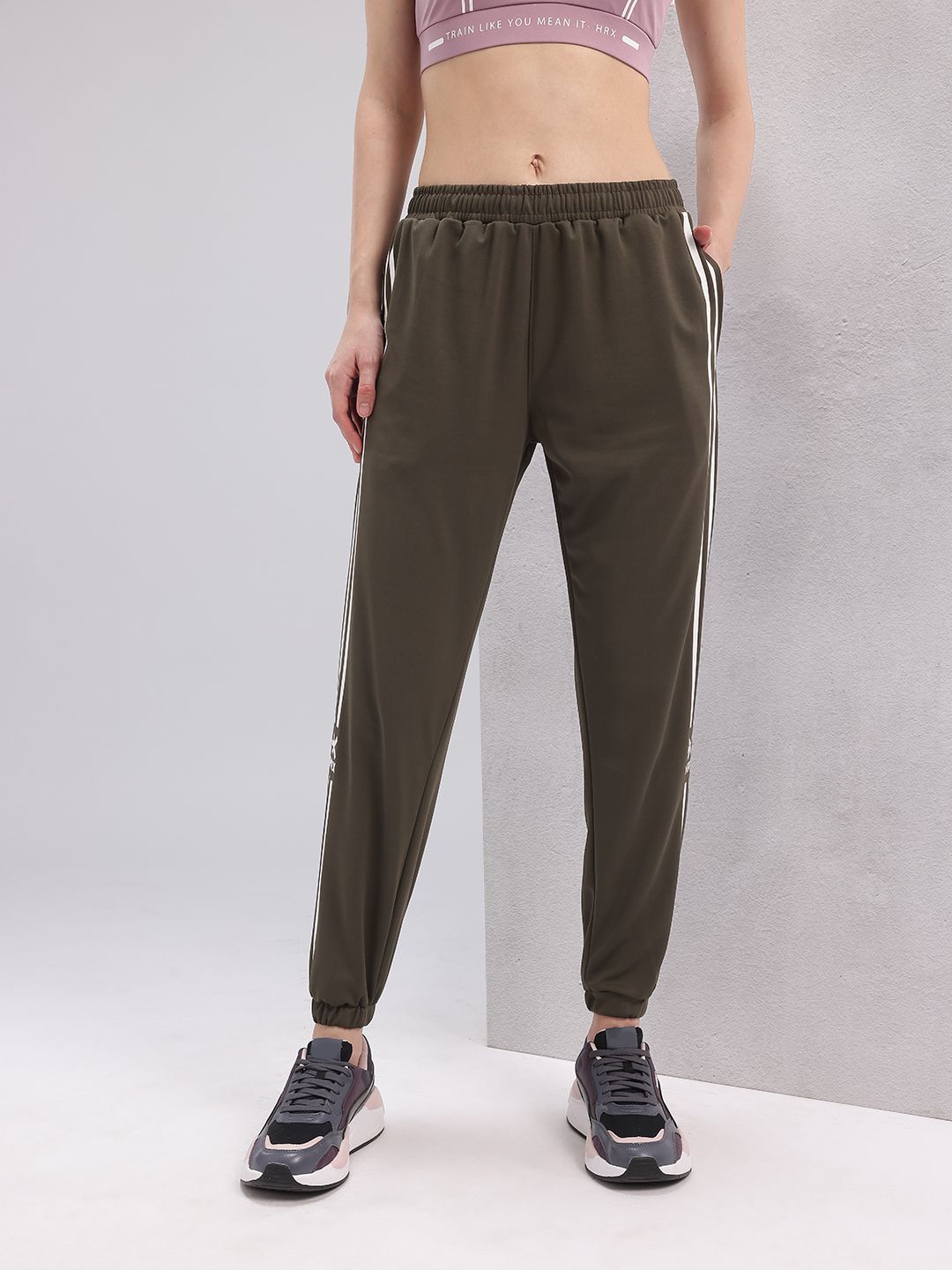 HRX by Hrithik Roshan Women Side Stripe Training Joggers