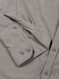 Thomas Scott Men Premium Button-Down Collar Corduroy Cotton Casual Shirt