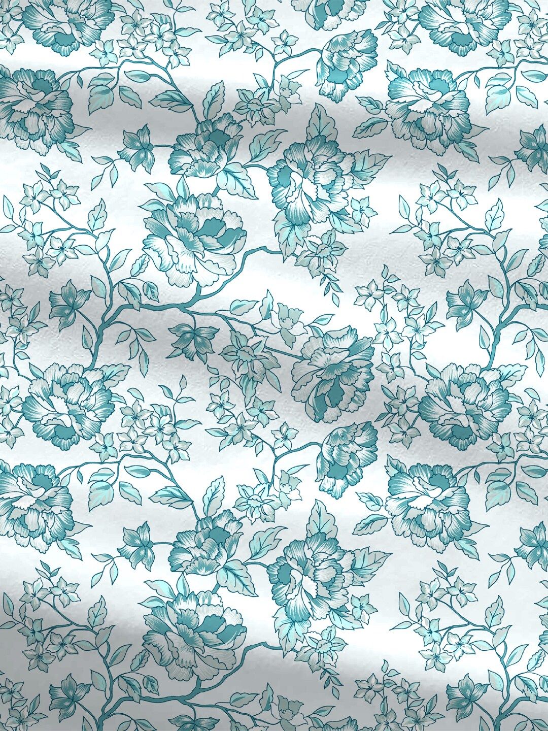 MYTRIDENT Feather Tales Floral Mild Winter 150 GSM Pure Cotton Double Bed Comforter