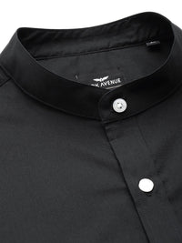 Park Avenue Slim Fit Mandarin Collar Opaque Pure Cotton Formal Shirt