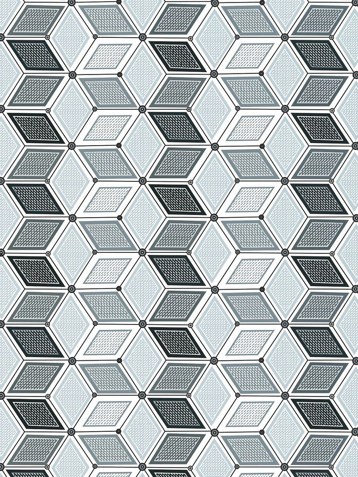 Story@home White & Olive Green Geometric Cotton 186 TC Queen Bedsheet With 2 Pillow Covers