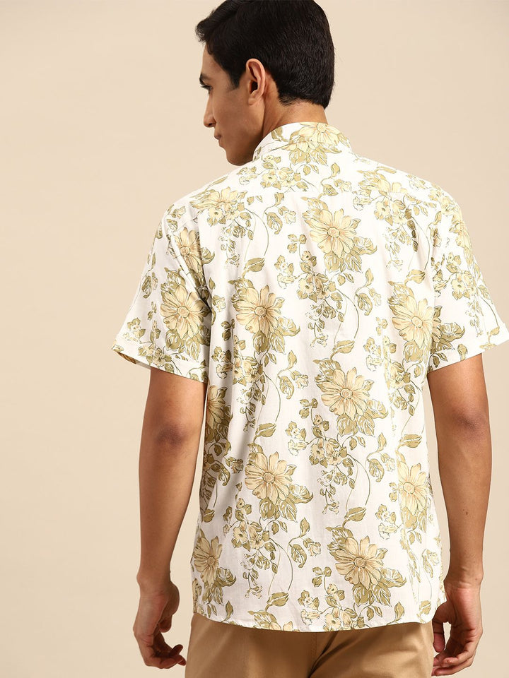 DENNISON Men Smart Block Printed Casual Shirt