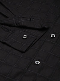 The Indian Garage Co Slim Fit Opaque Checked Casual Shirt