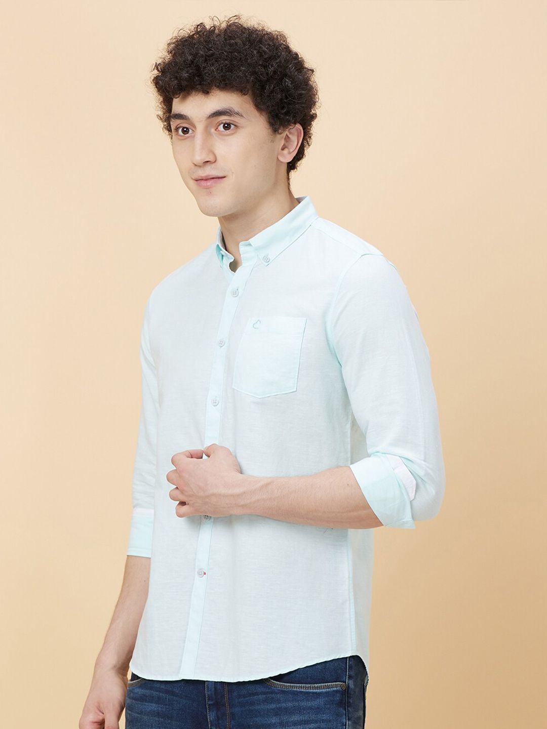 Being Human Slim Fit Opaque Casual Shirt