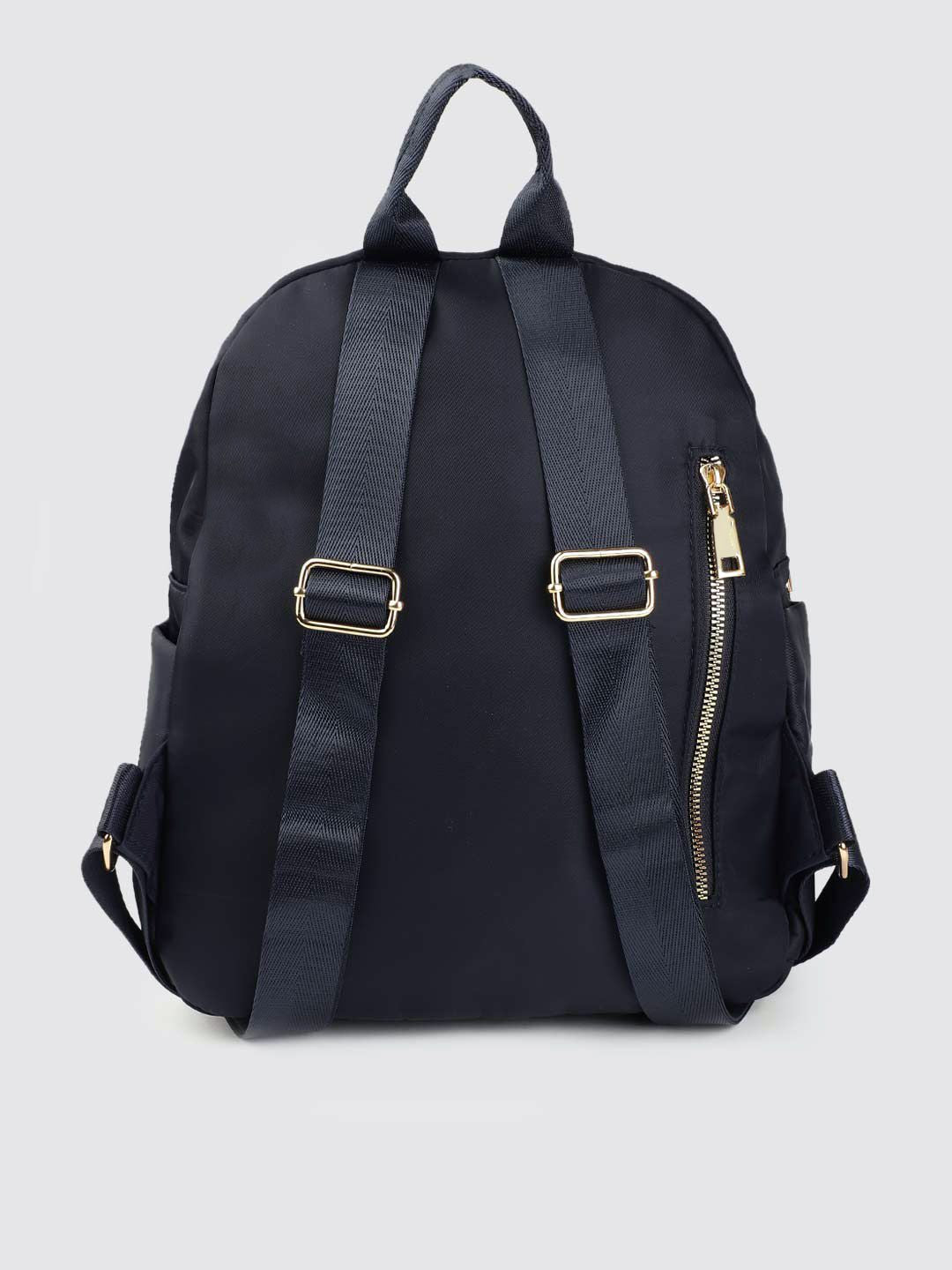 Lino Perros Women Navy Blue Backpack with 11 Inch Tablet Sleeve