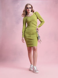 DressBerry Ruched Bodycon Dress