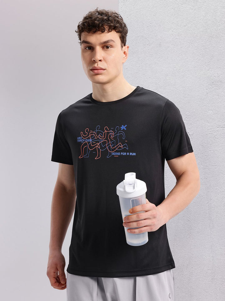 HRX by Hrithik Roshan Printed Rapid-Dry Running T-shirt