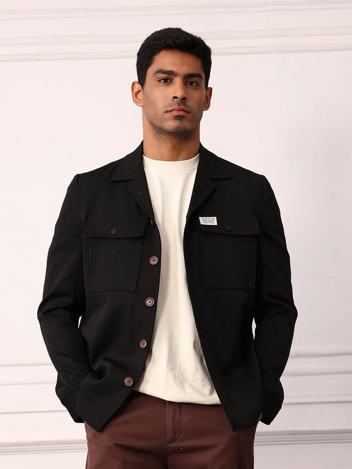 Mr Bowerbird Double Pocket Resort Collar Tailored Jacket