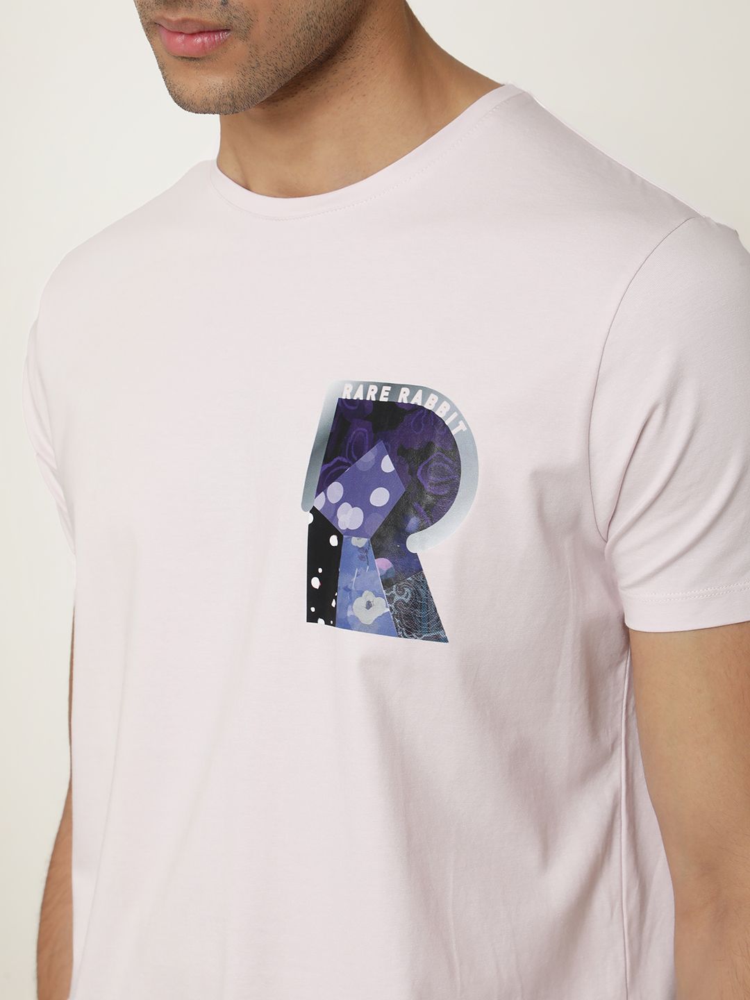 RARE RABBIT Men Rings-4 Slim Fit Solid Polo Collar T-Shirt