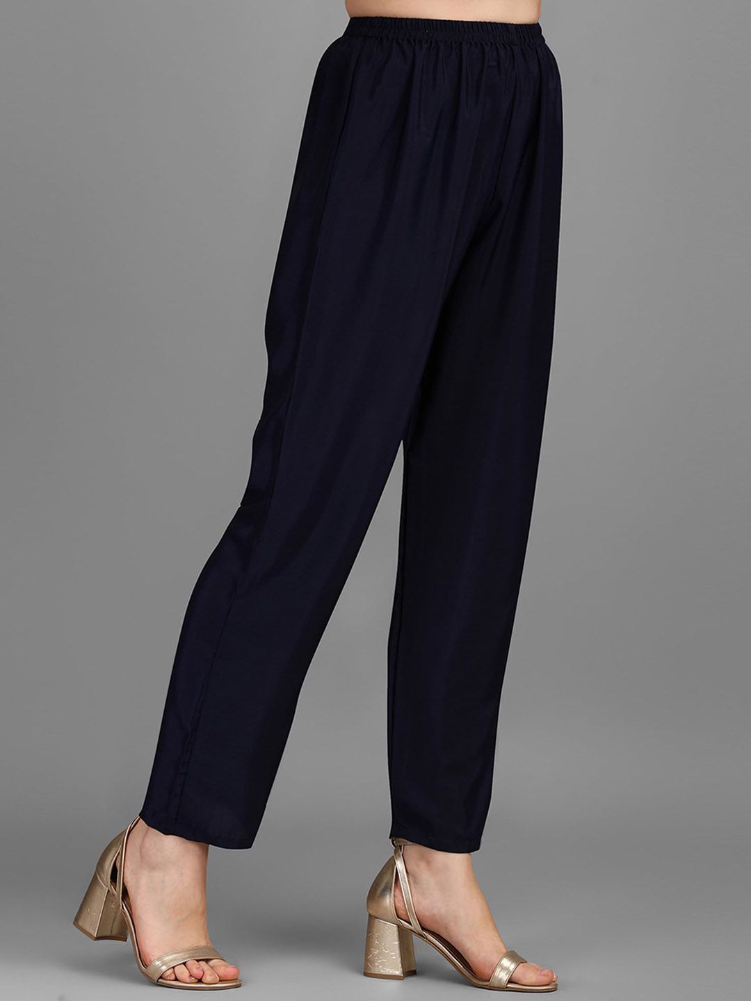 KALINI Sequin Embellished Straight Kurta with Trousers
