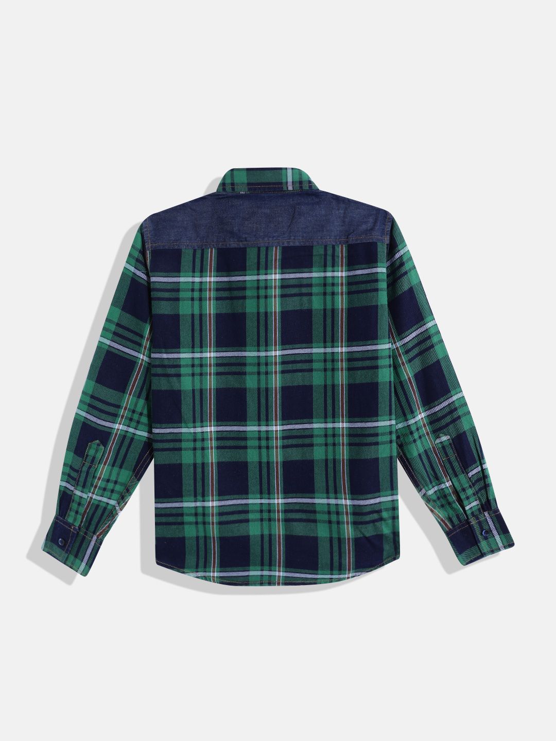 Monte Carlo Boys Tartan Checked Casual Smart Fit Shirt