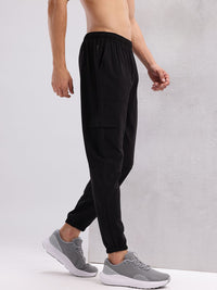 HRX by Hrithik Roshan Men Panelled Mid-Rise Rapid-Dry Training Cargos