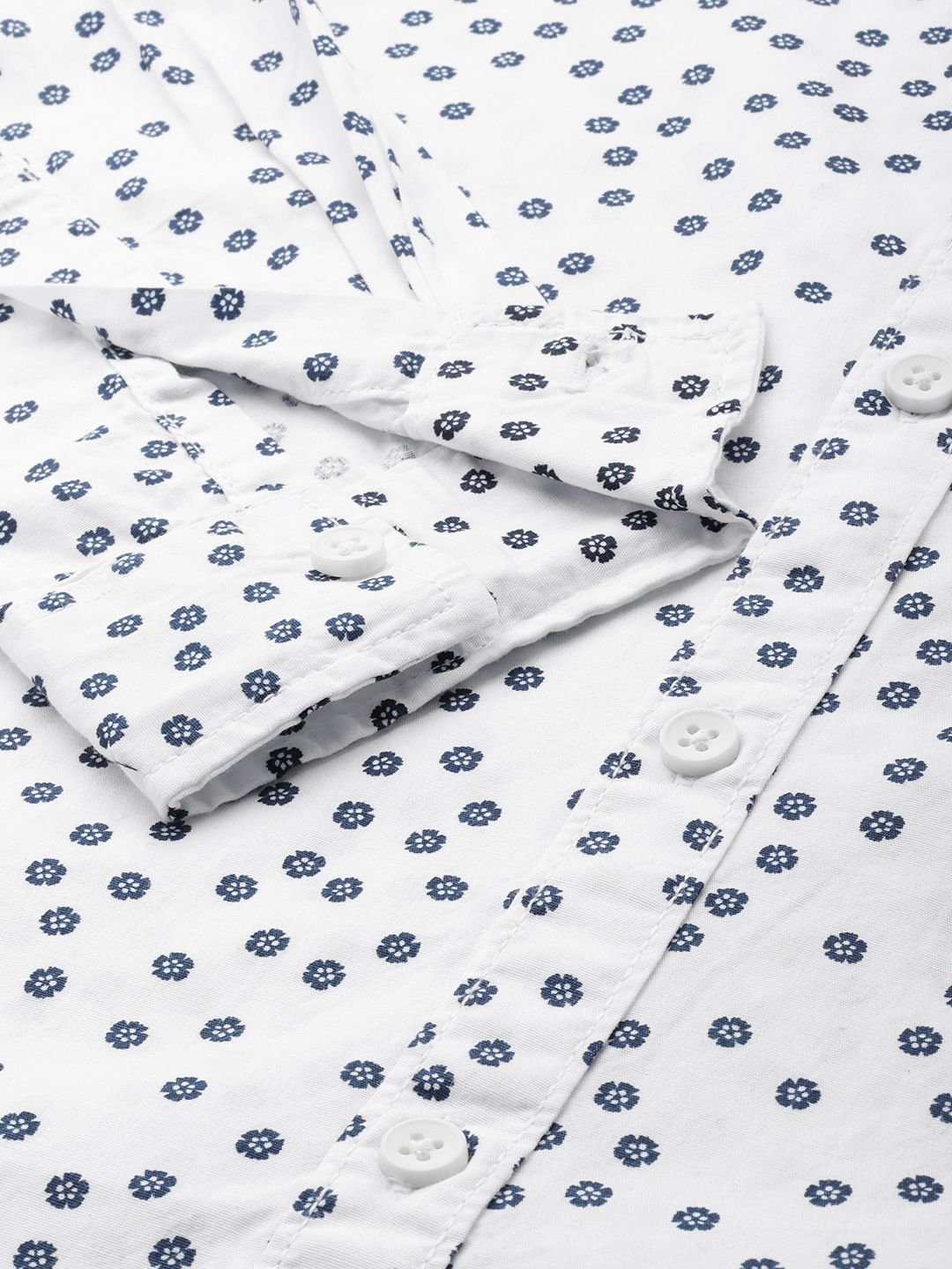 The Indian Garage Co Men Pure Cotton Floral Printed Casual Shirt