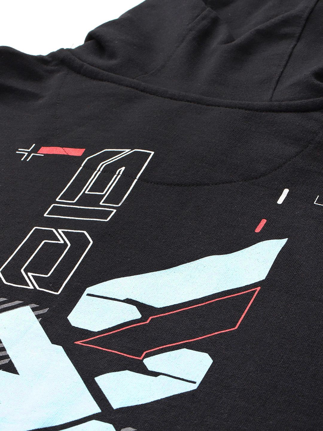 HRX by Hrithik Roshan Back Print Hooded Sweatshirt