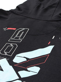 HRX by Hrithik Roshan Back Print Hooded Sweatshirt