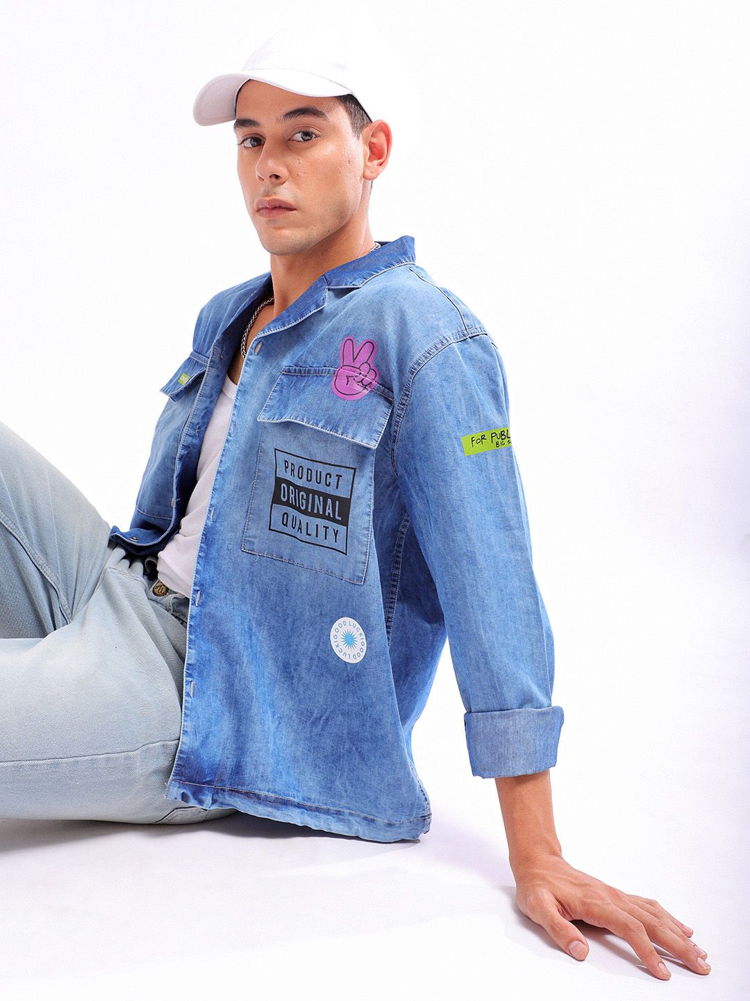 The Indian Garage Co Cuban Collar Casual Shirt
