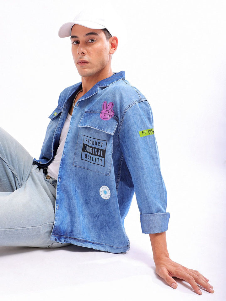 The Indian Garage Co Cuban Collar Casual Shirt
