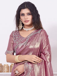 Saree mall Beads & Stones Organza Saree