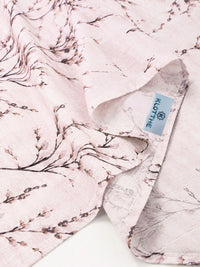 KLOTTHE Floral 300 TC Cadar King Berwarna Krim dengan 2 Sarung Bantal