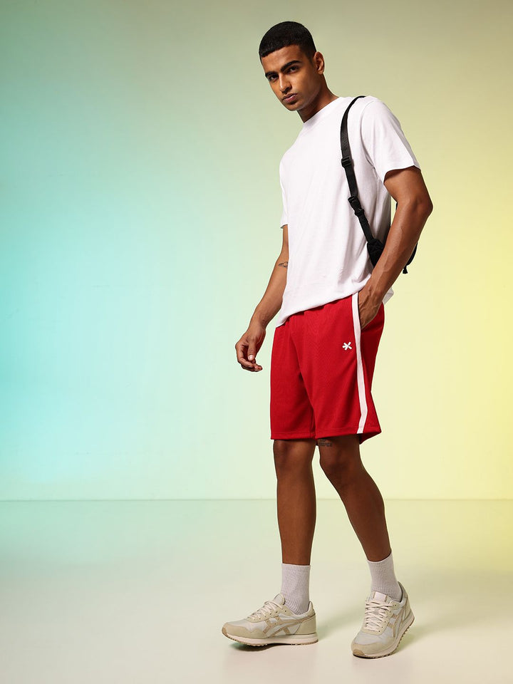 HRX by Hrithik Roshan Men Rapid-Dry Self-Design Lifestyle Sports Shorts