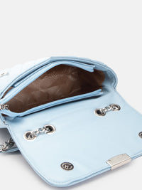 Lino Perros Structured Sling Bag with Quilted Detail