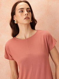 all about you T-shirt Midi Dress