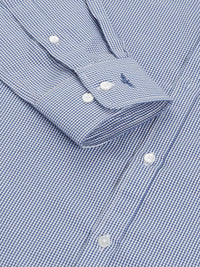 Park Avenue Men Slim Fit Micro Checks Formal Shirt