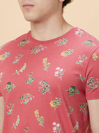 Being Human Conversational Printed Round Neck Pure Cotton T-shirt