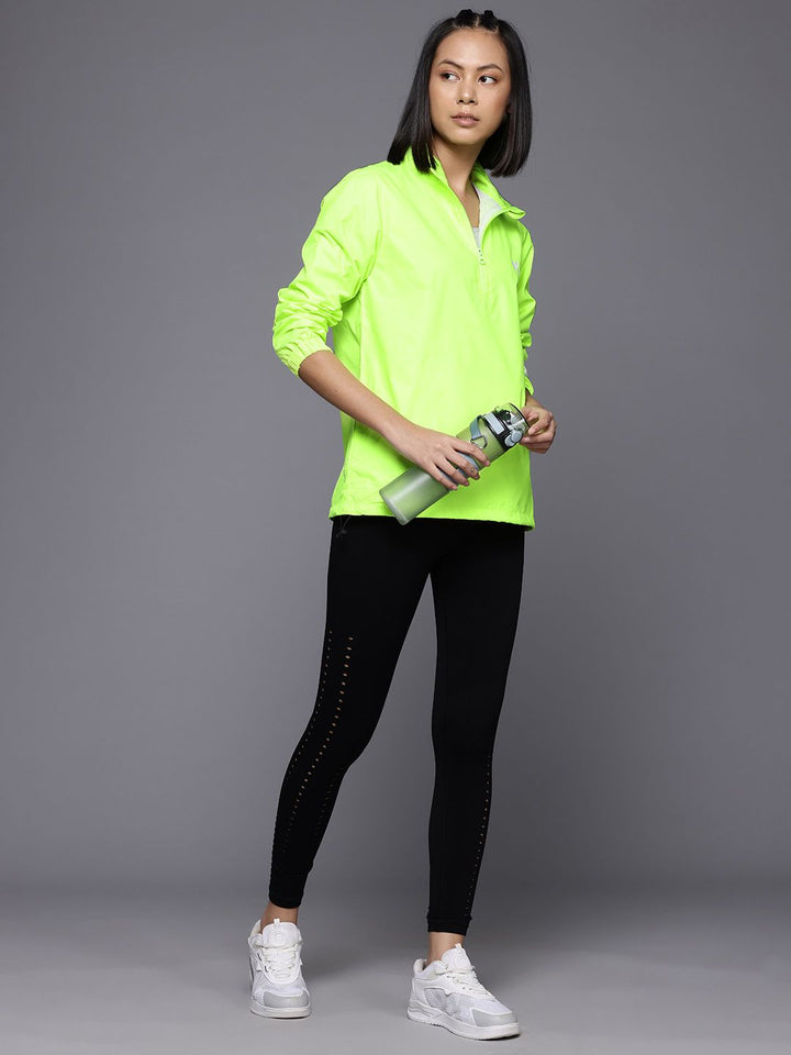HRX by Hrithik Roshan Rapid-Dry Training Half Zipper Jacket