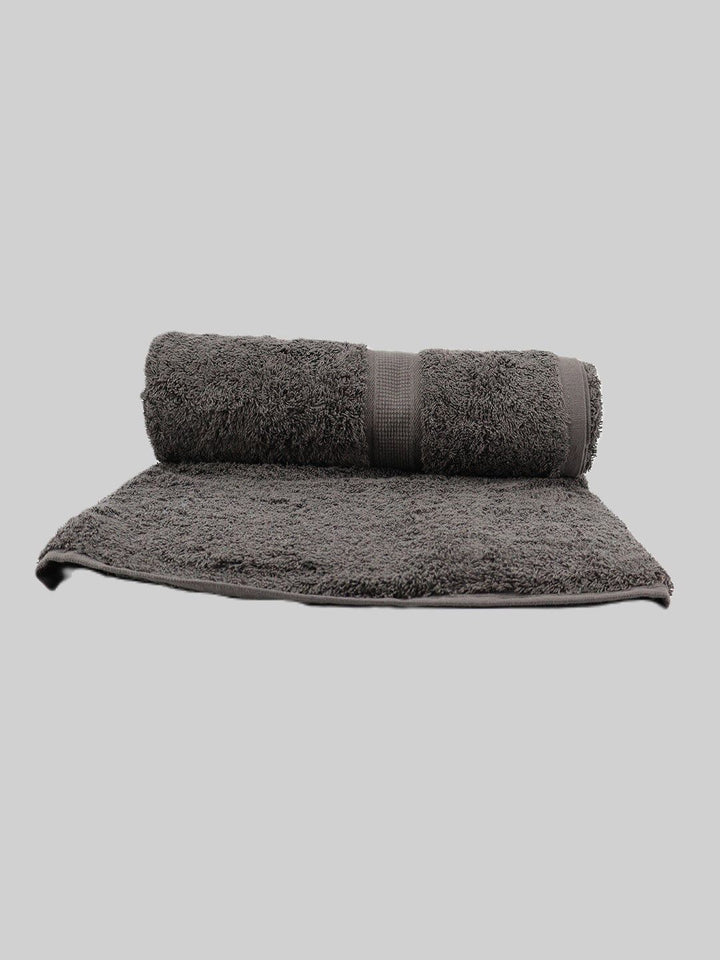 BOMBAY DYEING Charcoal Pure Cotton 550 GSM Bath Towel
